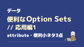 Option Sets応用、Attribute